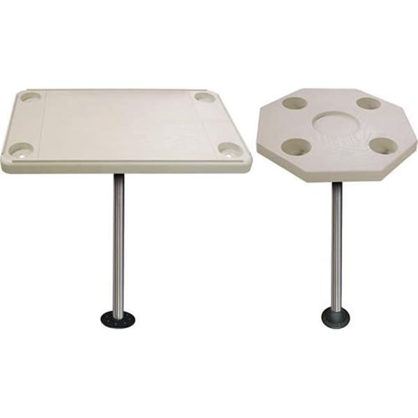 Jif Marine JIF Marine DSI-KF Octagonal Ivory Table Kit with Recessed Flush Mount DSI-KF - main